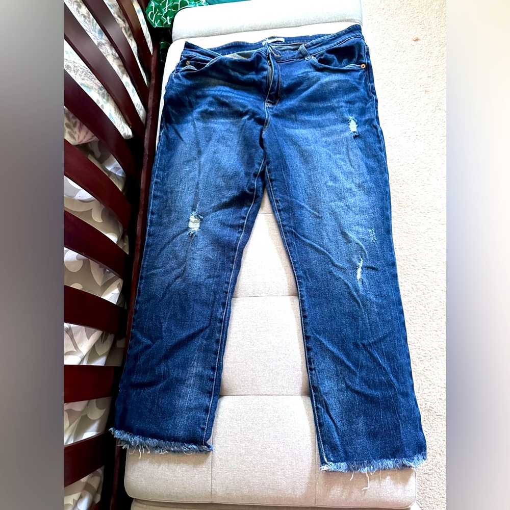 Slightly distressed Jeans